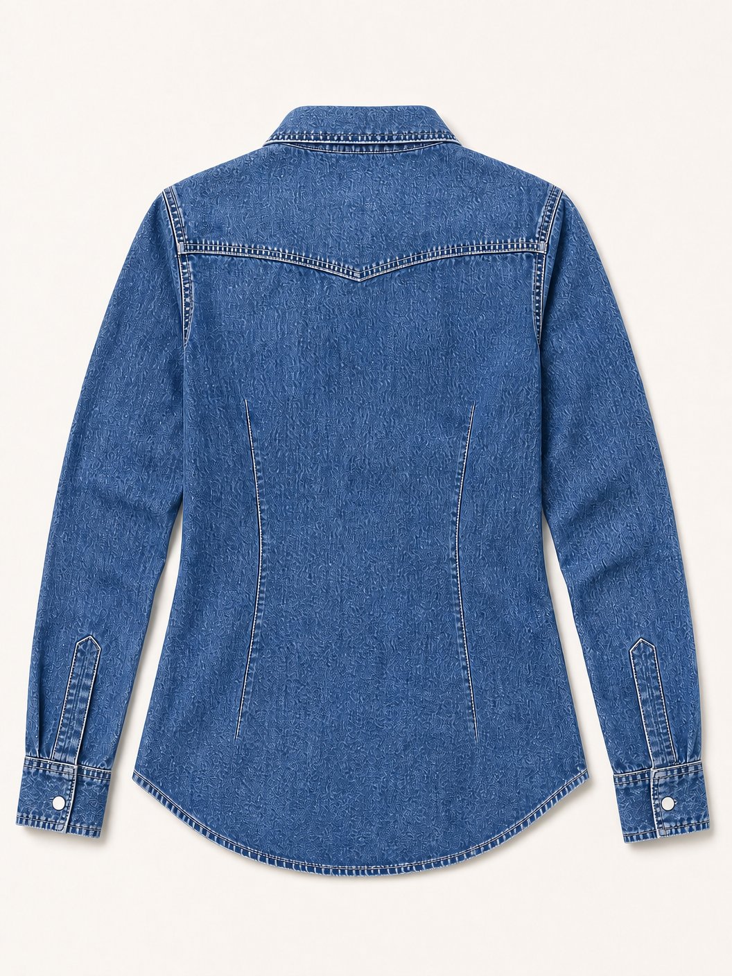 Washed Cotton Denim Shirt