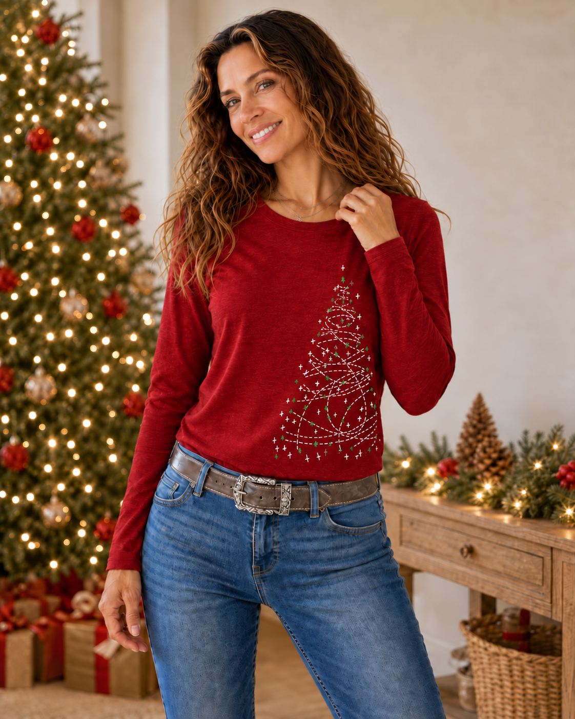 Christmas Tree Graphic Tee