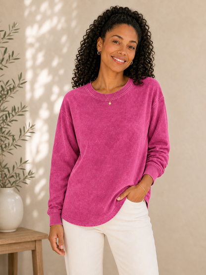 100% Cotton Crewneck Sweatshirt