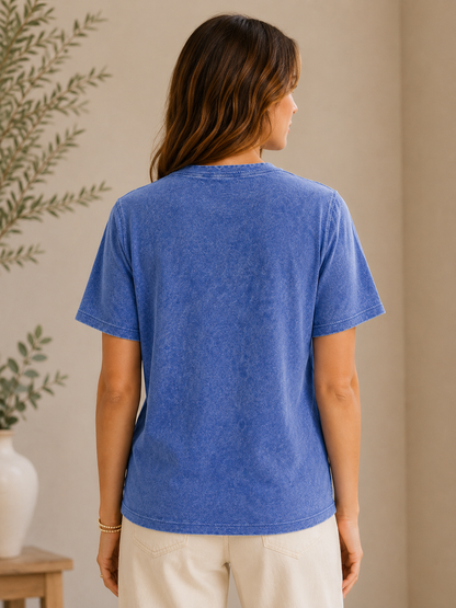Women's 100% Cotton Short Sleeve Tee