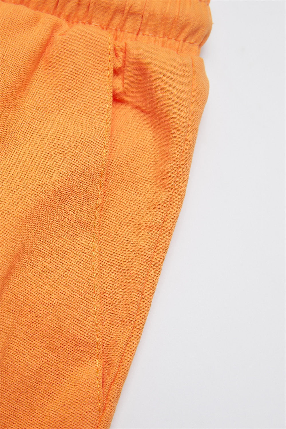 Women's Cotton Linen Capri Pants