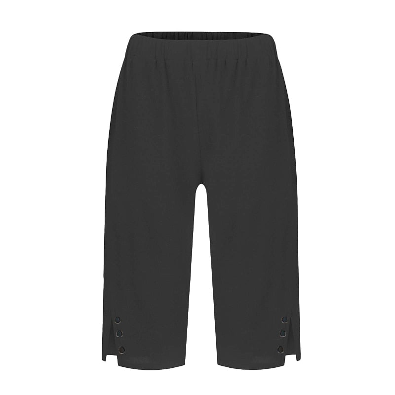 Women's 100% Cotton Capri Pants