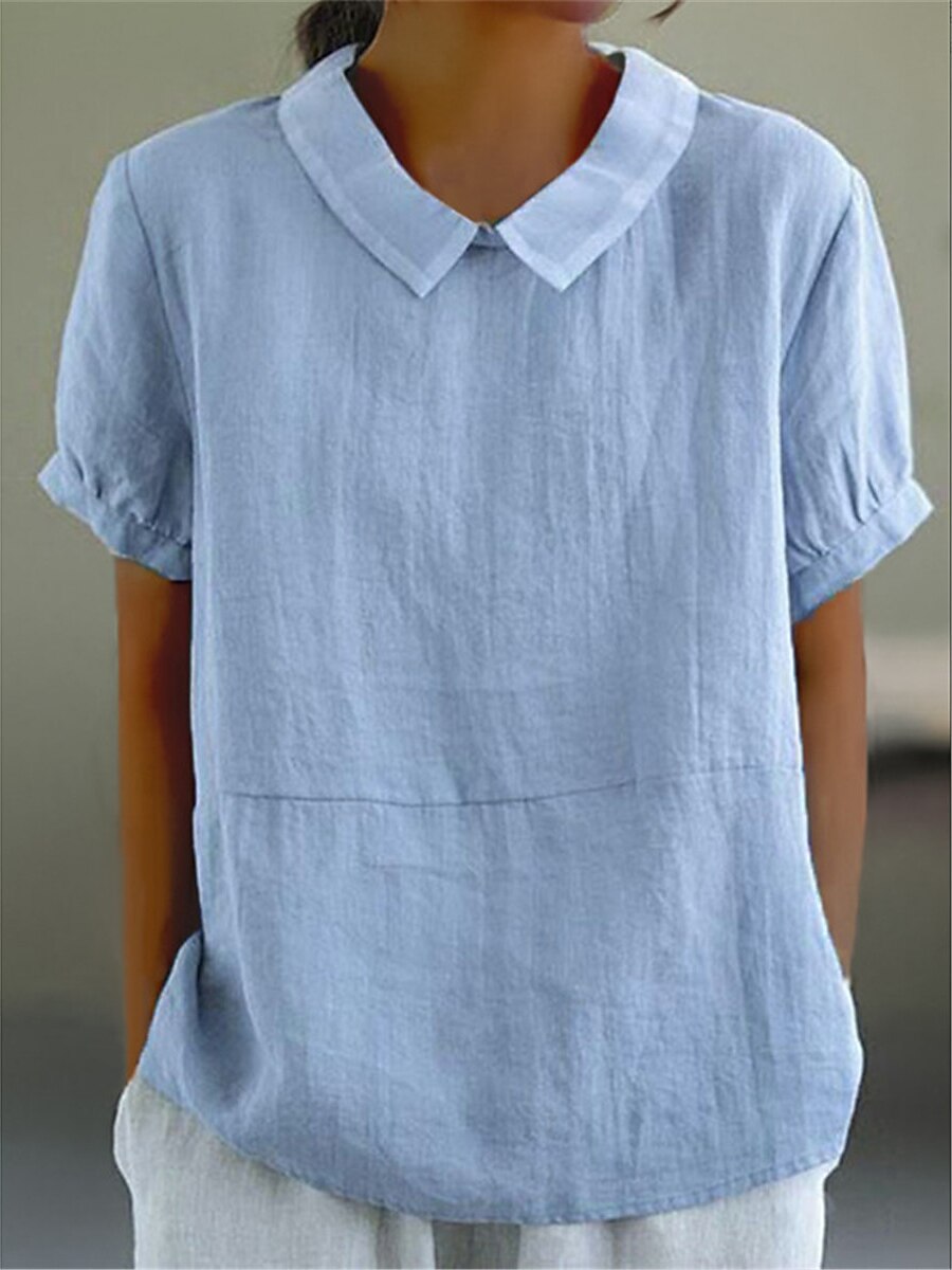 Women's Button Up 100% Cotton Shirt