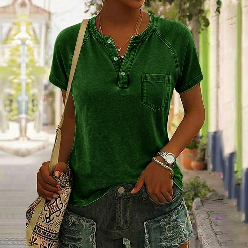Women's 100% Cotton Crew Neck Tee