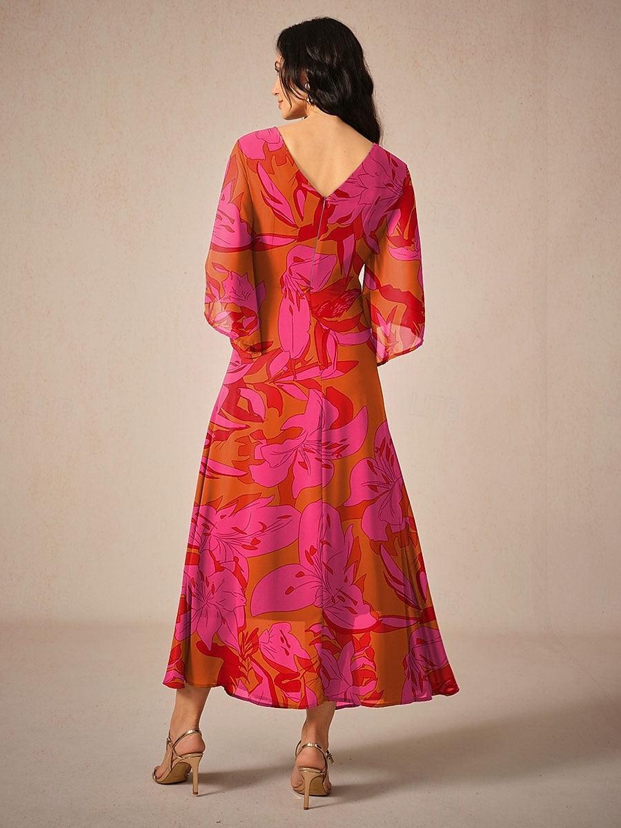 Floral-Twisted-Ruffle-Chiffon-Maxi-Dress-Red-S10949138