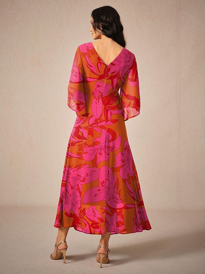 Floral-Twisted-Ruffle-Chiffon-Maxi-Dress-Red-S10949138