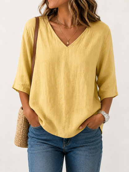 Vintage Cotton Blend Blouse