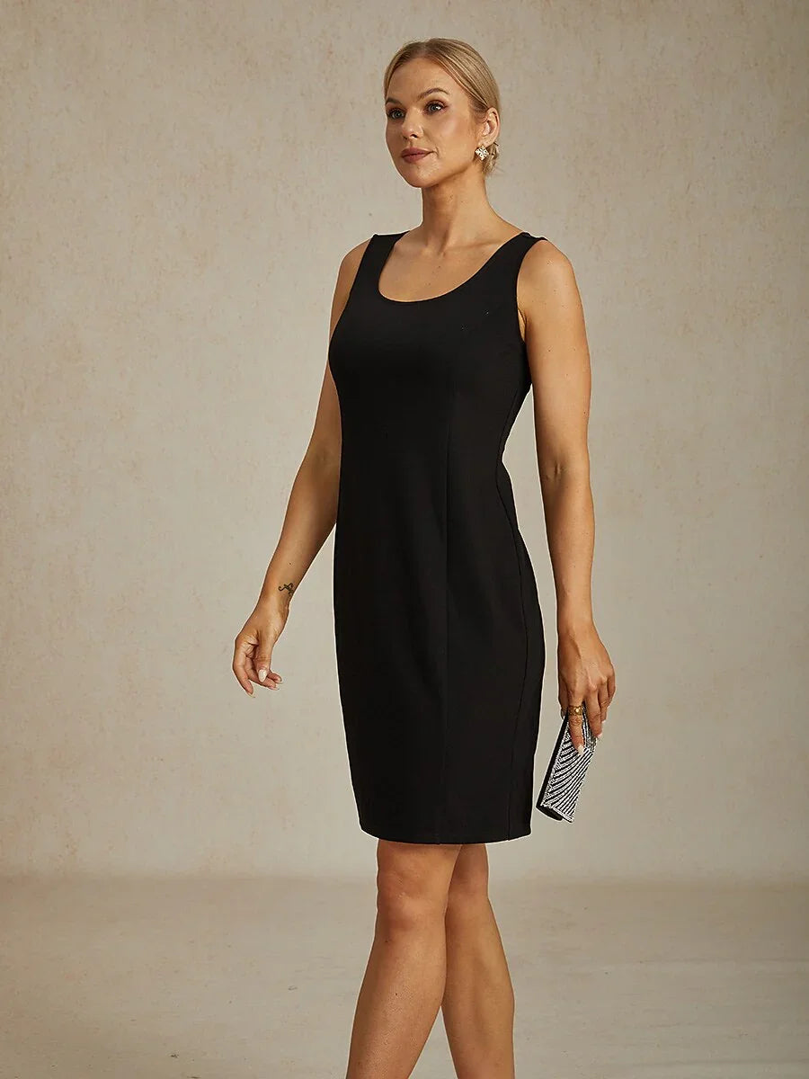 Sleeveless Knee Length Dress