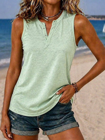 Texture Cotton Blend Tops