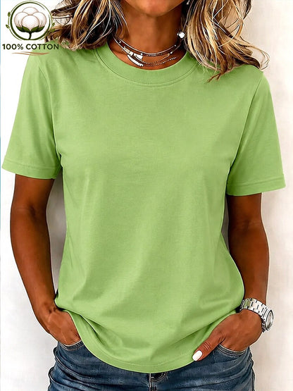 100% Cotton Crew Neck Tee