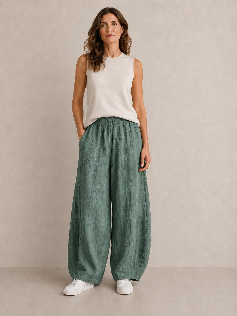 Premium Linen Balloon Pants