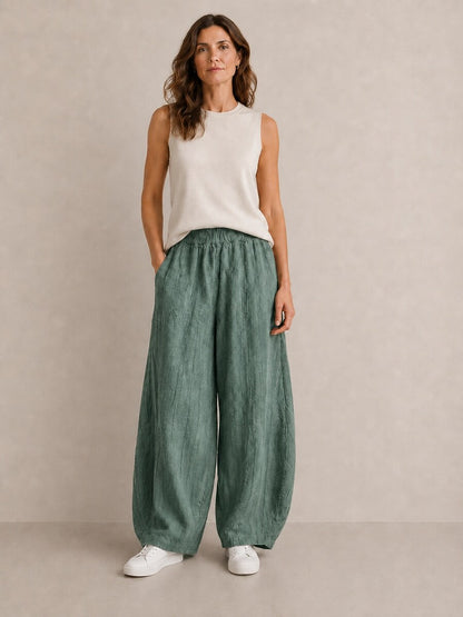 Premium Linen Balloon Pants
