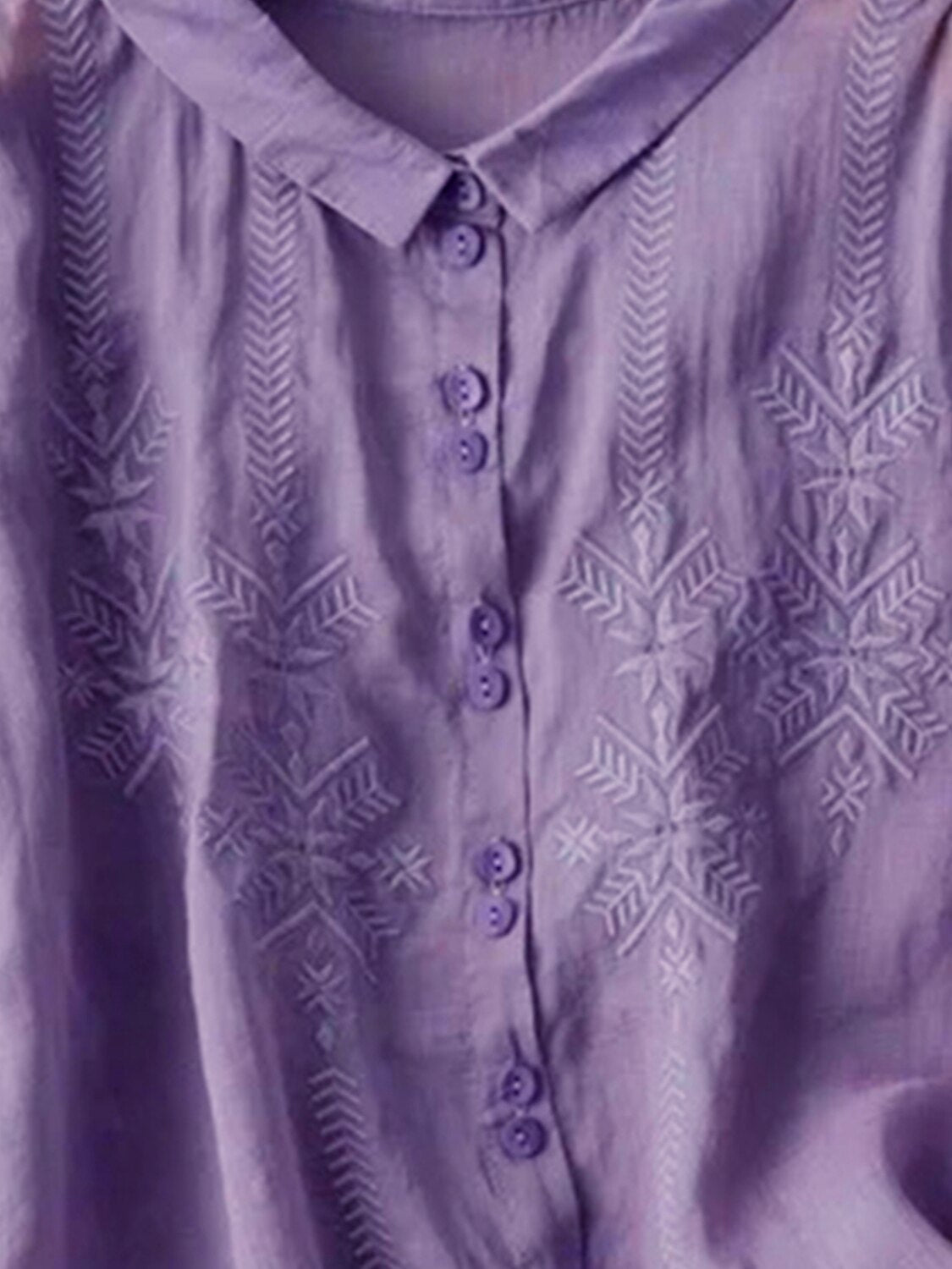 Women's Embroidered 100% Cotton Blouse
