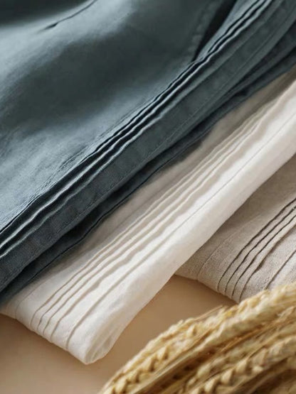 Women's Cotton Linen Wide Leg Pants