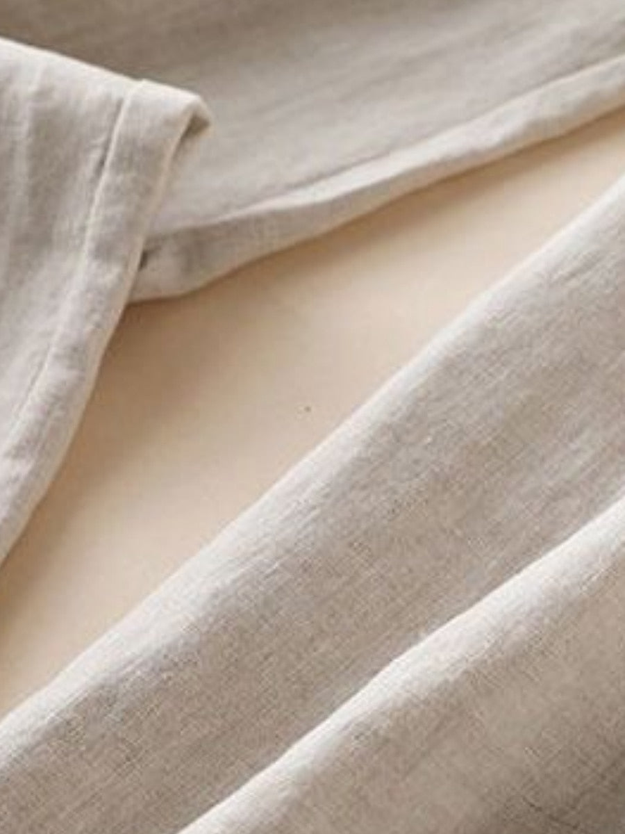 Women's Cotton Linen Wide Leg Pants