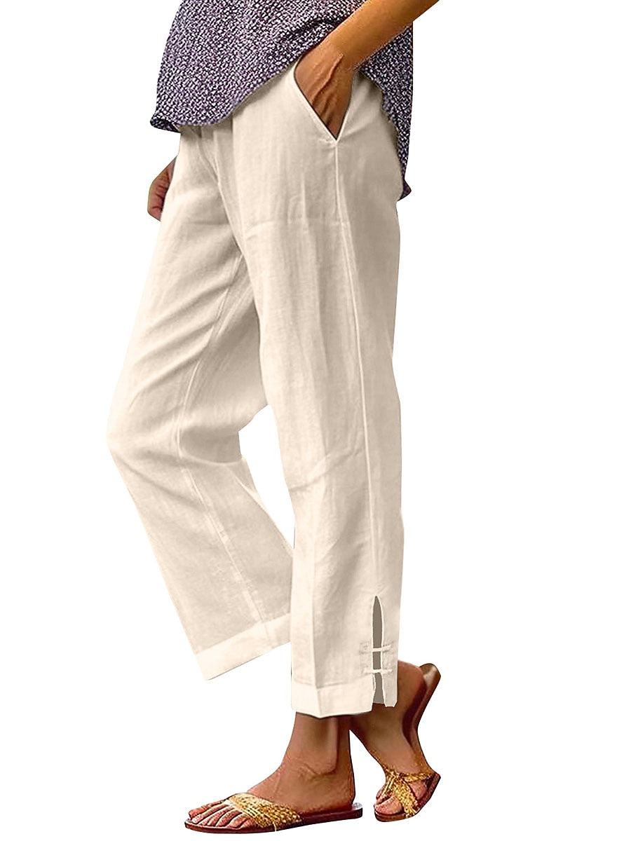 Women's Cotton Chino Pants