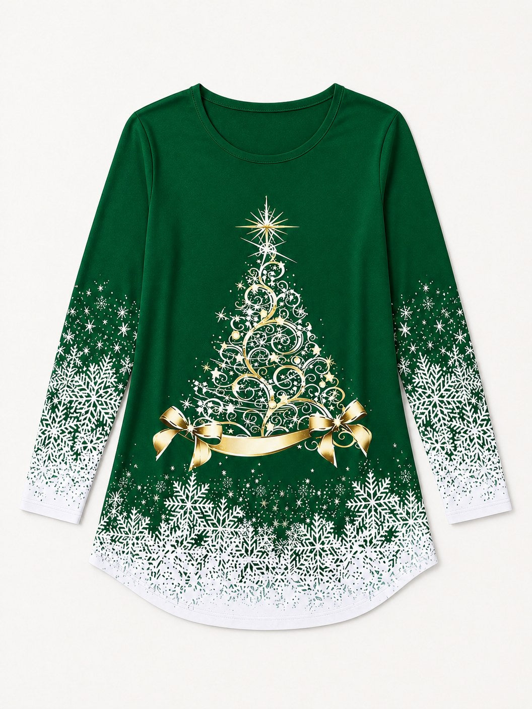 Santa Claus Christmas Tunic Tee
