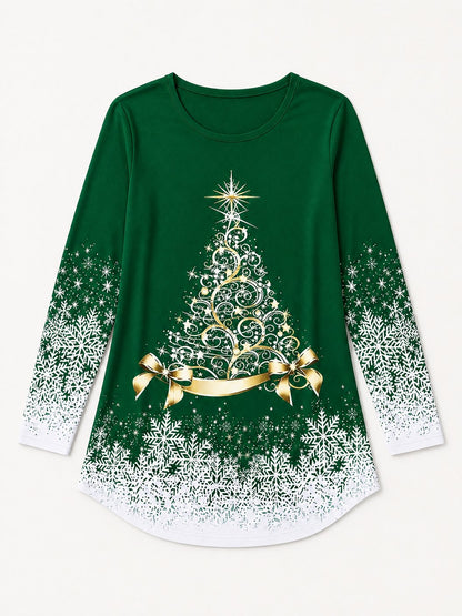 Santa Claus Christmas Tunic Tee