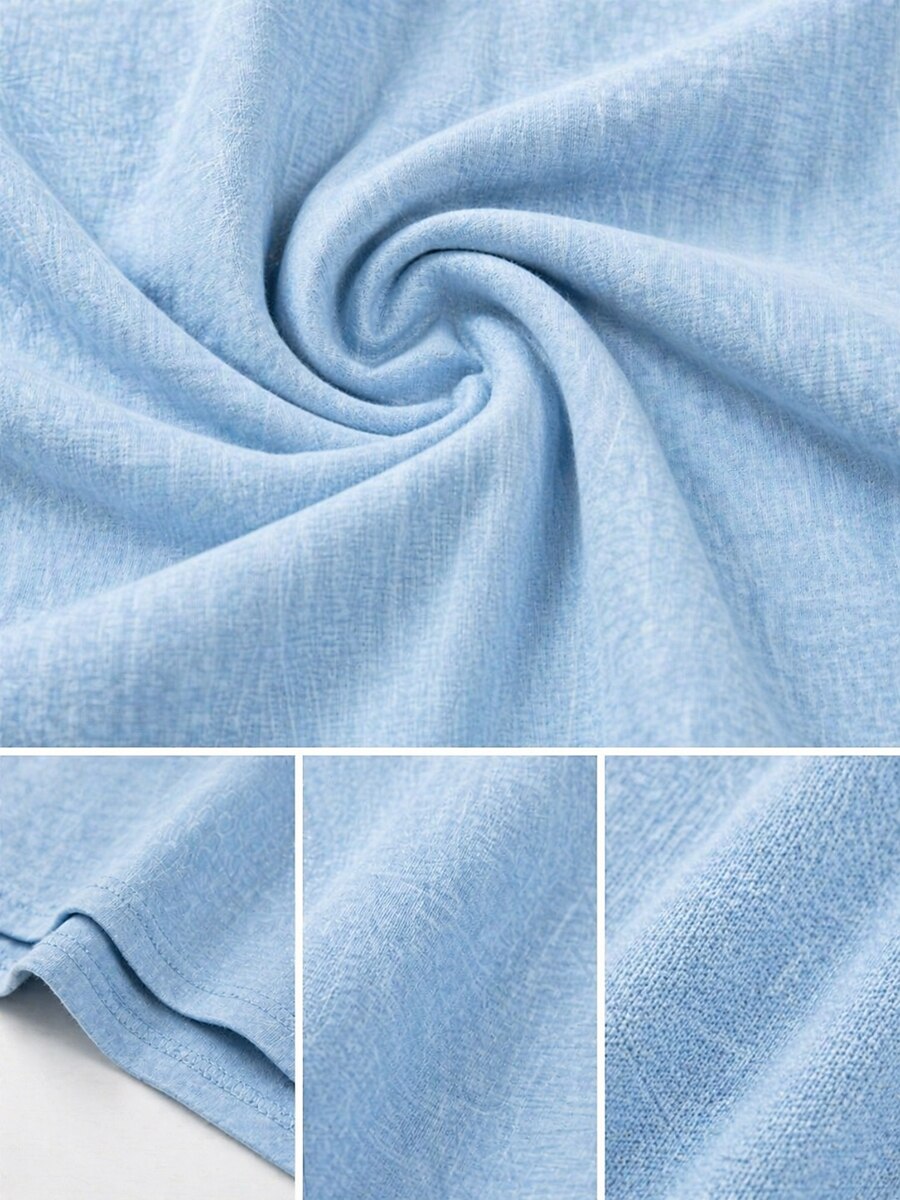 Mini Cotton Linen Shift Dress