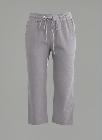 Capri Cotton Linen Pants