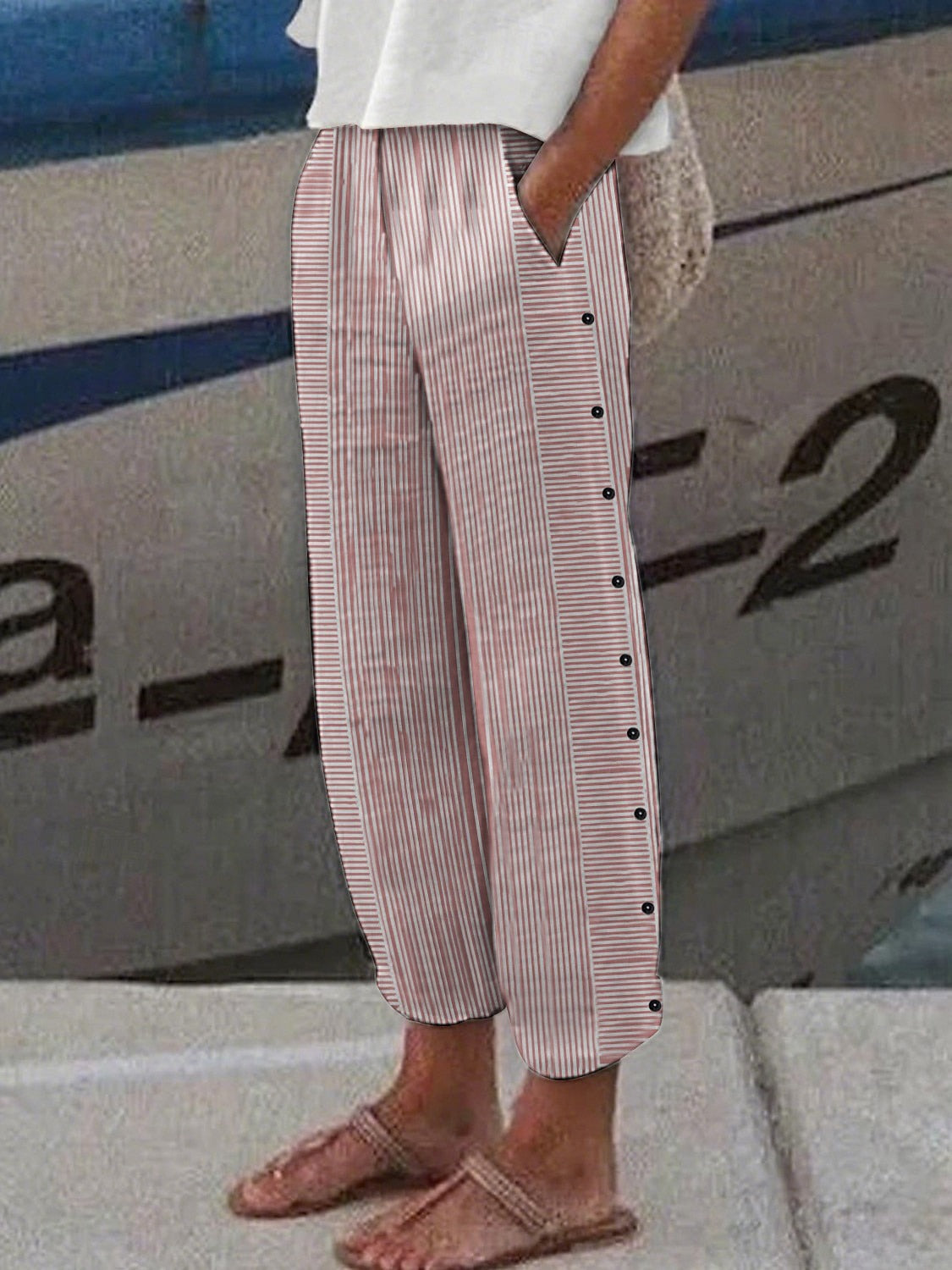 Women's Cotton Blend Capri Pants