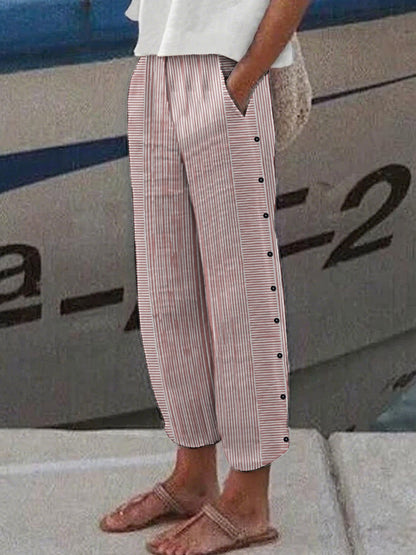Women's Cotton Blend Capri Pants