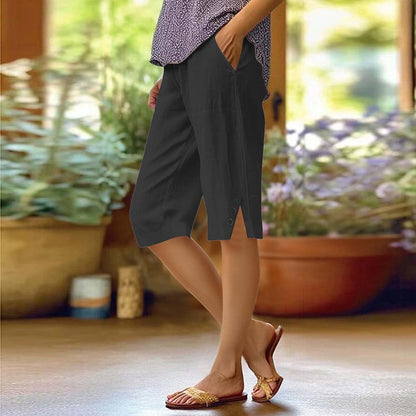 Women's 100% Cotton Capri Pants