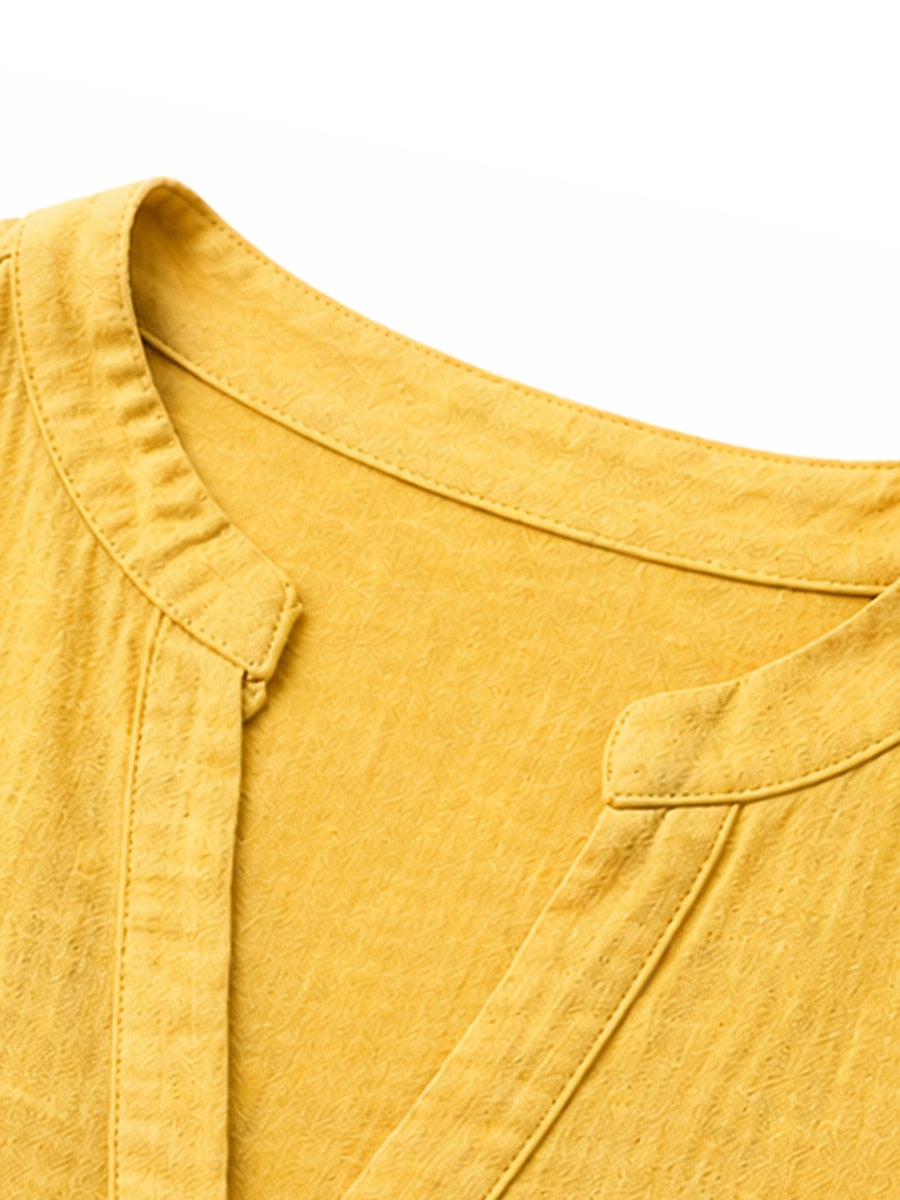 Everyday Cotton Linen Blouse