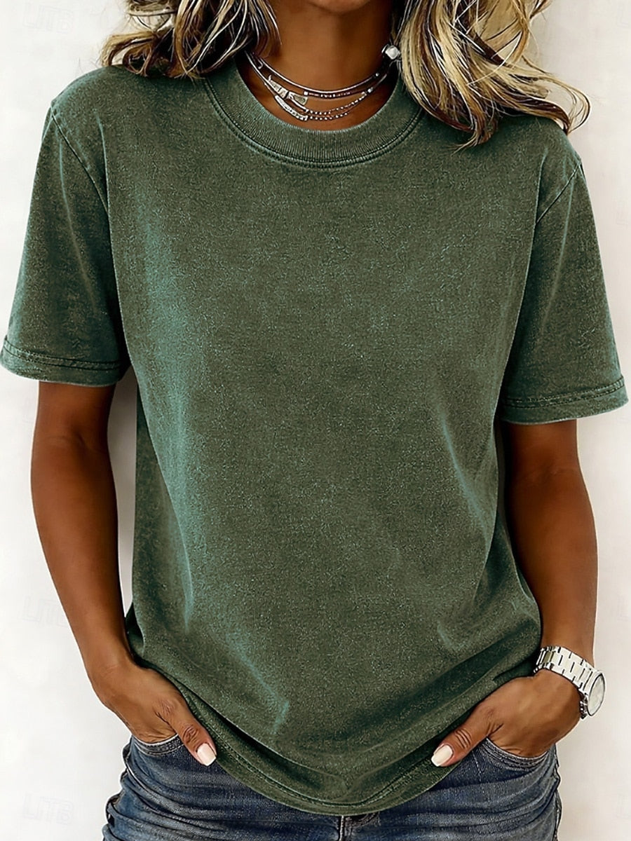 100% Cotton Crew Neck Tee