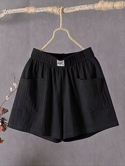 Women's Cotton Linen Vacation Shorts