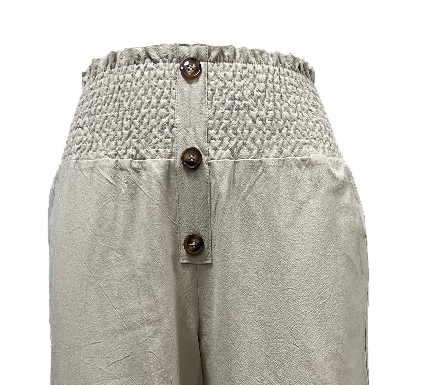 Effortless Cotton Linen Culotte Pants