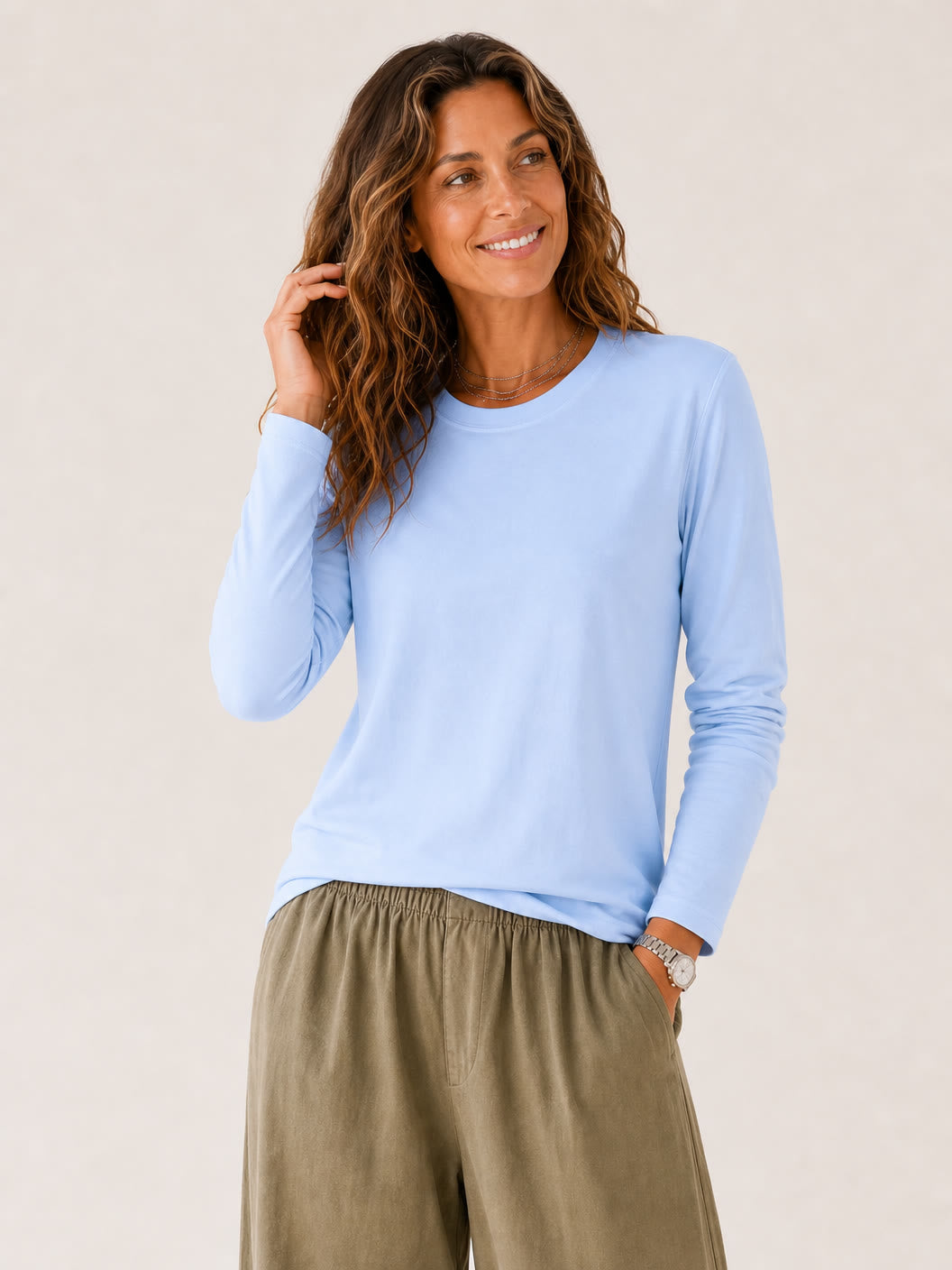 100% Cotton Crew Neck Tee