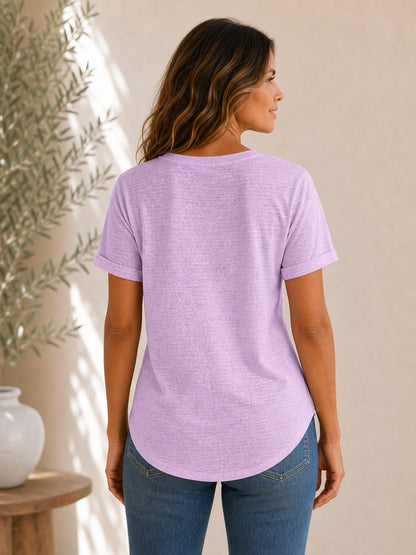 Texture Cotton Blend Tops