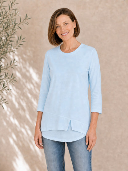 100% Cotton Solid Long Sleeve Tee