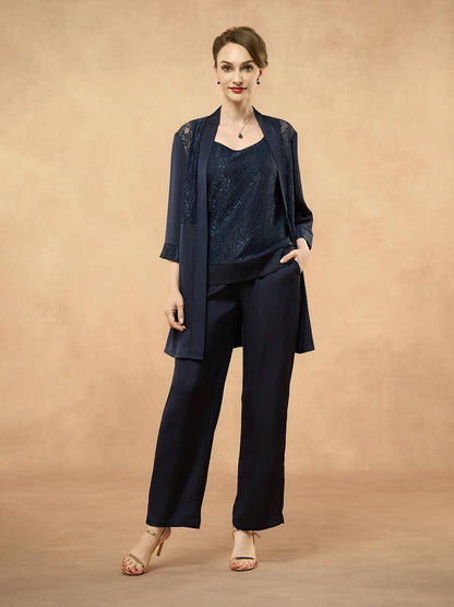 Grünes Chiffon-Set mit Blumenmuster und Schleife