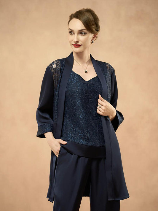 Ensemble en mousseline de soie à motif floral avec nœud vert