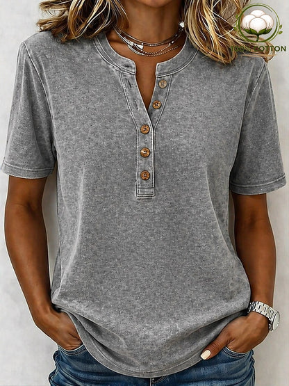Women's 100% Cotton Short Sleeve Tee