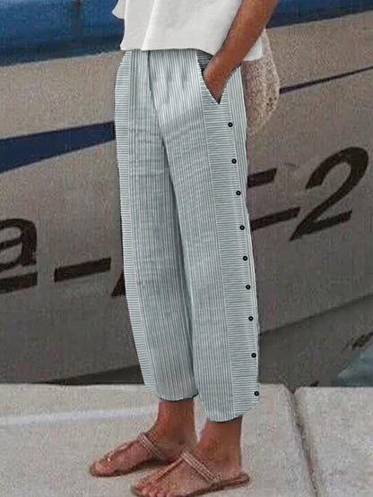 Women's Cotton Blend Capri Pants