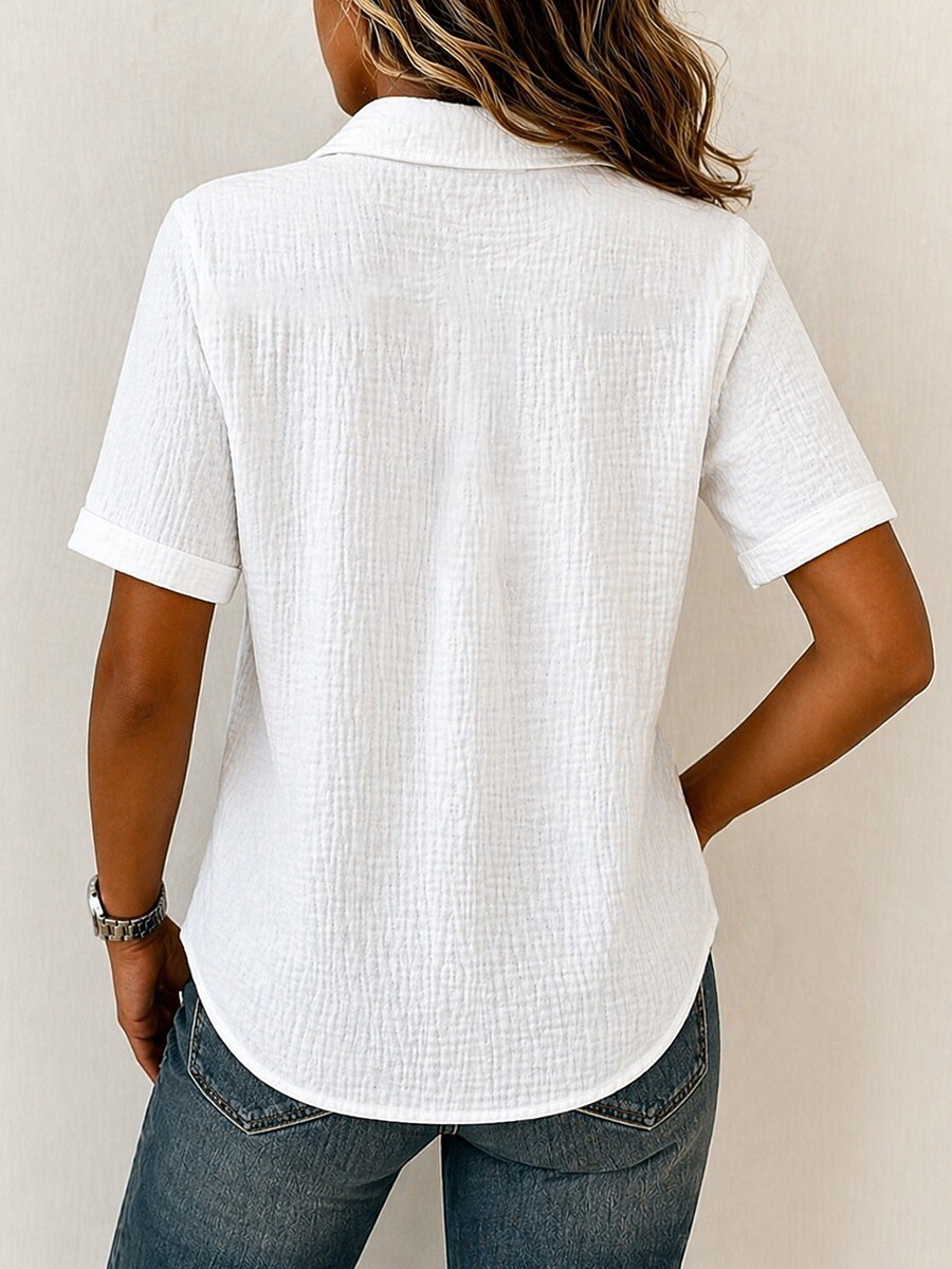 Women's Casual 100% Cotton Shirt