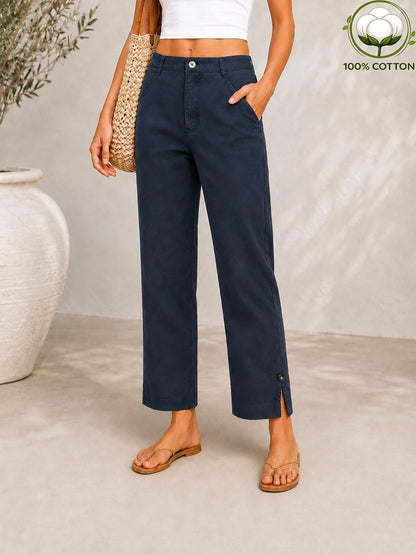 Women's 100% Cotton Pocket Denim Jeans