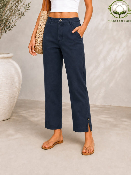 Women's 100% Cotton Pocket Denim Jeans
