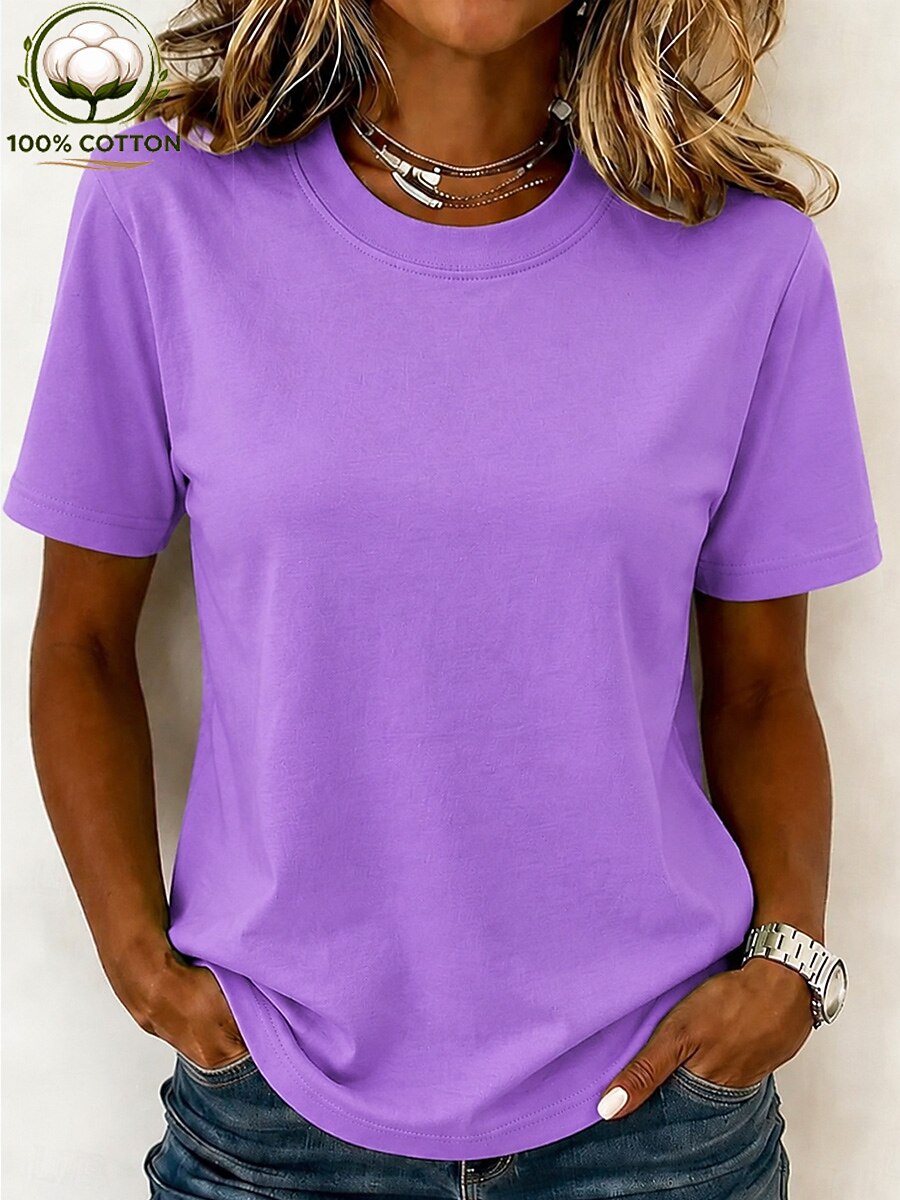 100% Cotton Crew Neck Tee