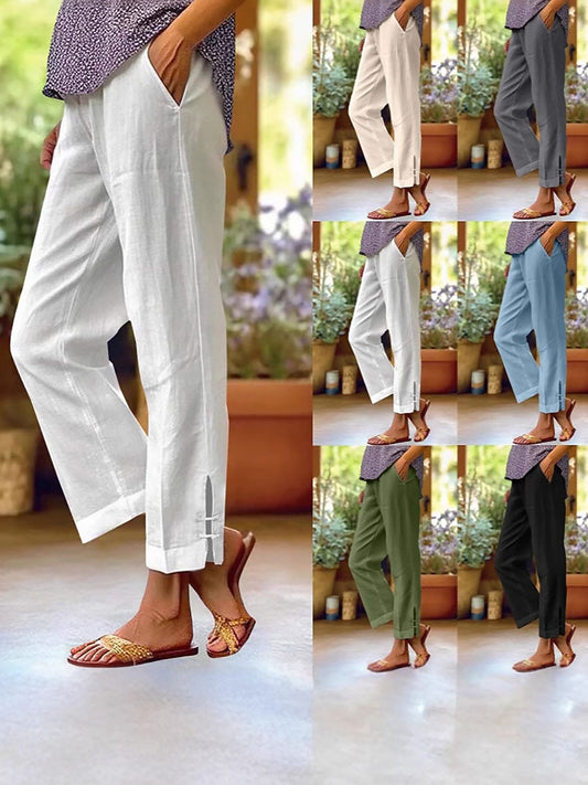 Women's Cotton Chino Pants