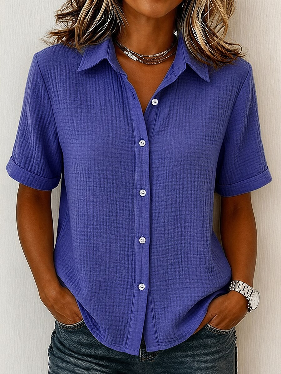 Women's Casual 100% Cotton Shirt