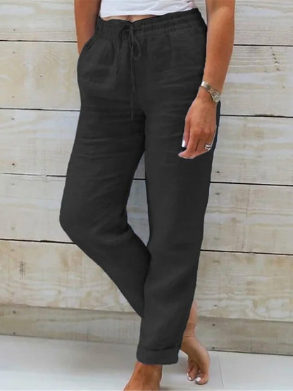 Summer Essential Cotton Linen Pants