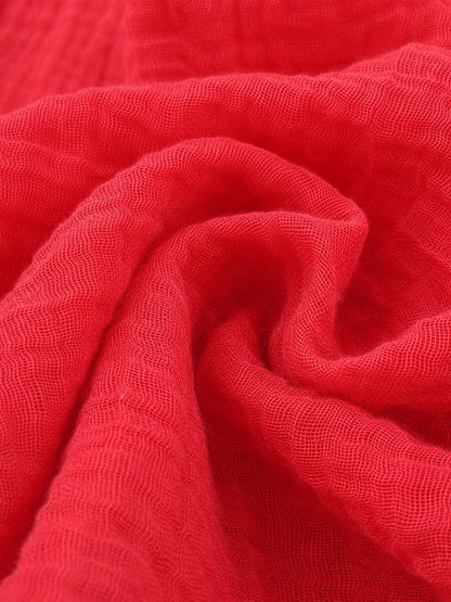 Premium 100% Linen Button-Down Blouse