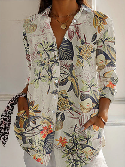 100% Cotton Boho Print Shirt