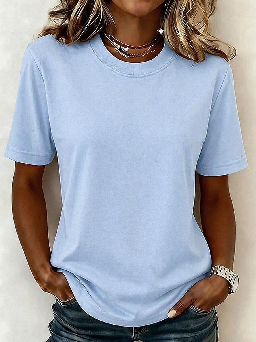100% Cotton Crew Neck Tee