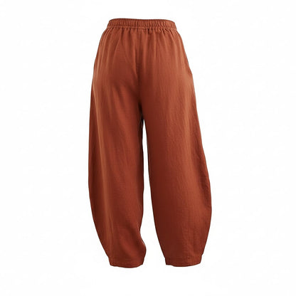 Premium Linen Relaxed Balloon Pants