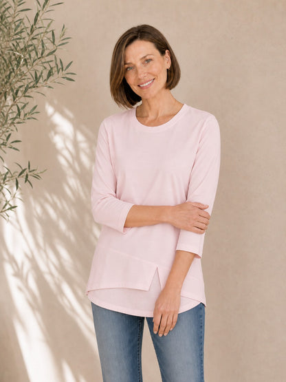 100% Cotton Solid Long Sleeve Tee